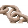 Essentials For Living Cinq Wood Link in Smoke Gray Pine - Closeup Angle