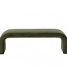 Sunpan Nahara Bench Bergen Olive - Front Angle