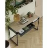 TemaHome City Desk in Walnut & Pure Black - Lifestyle 3 - TemaHome City Desk in Walnut & Pure Black - Lifestyle 3