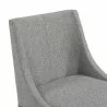 Sunpan Dionne Dining Chair in Monument Pebble - Closeup Top Angle - Sunpan Dionne Dining Chair in Monument Pebble - Closeup Top Angle