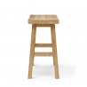 Anderson Teak Alpine Rectangular Counter Stool- Side - Anderson Teak Alpine Rectangular Counter Stool- Side