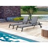 Bondi Outdoor Chaise in Gray-Lifestyle 1