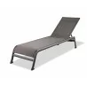 Whiteline Modern Living Sunset Indoor/Outdoor Chaise Lounge in Taupe Aluminium With Powder-Coating Finish - Angled - Whiteline Modern Living Sunset Indoor/Outdoor Chaise Lounge in Taupe Aluminium With Powder-Coating Finish - Angled