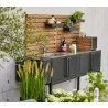Cane-Line Drop Kitchen Module, Main, Incl. 3 Shelves Outdoor View - Cane-Line Drop Kitchen Module, Main, Incl. 3 Shelves Outdoor View