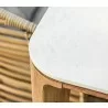 Cane-line Aspect dining table - Travertine look, ceramic corner - Cane-line Aspect dining table - Travertine look, ceramic corner