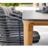 Cane-line Aspect dining table - Fossil black, ceramic Corner leg - Cane-line Aspect dining table - Fossil black, ceramic Corner leg