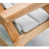 Cane-Line Flip Lounge Chair Teak Close View 