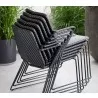 Cane-Line Vision Armchair, Stackable Outdoor View Image 3 - Cane-Line Vision Armchair, Stackable Outdoor View Image 3