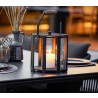 Cane-Line Lightlux Lantern W/Teak Handle Mini Dining View