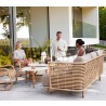 Cane-Line Sense 3-Seater Sofa OUTDOOR back view