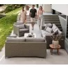 Cane-Line Diamond 3-Seater Sofa Side VIew - Cane-Line Diamond 3-Seater Sofa Side VIew