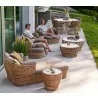 Cane-line Basket 2-seater sofa, incl. AirTouch Cushions - hotel view - Cane-line Basket 2-seater sofa, incl. AirTouch Cushions - hotel view