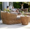 Cane-Line Basket Daybed, Incl. Natural Cane-Line AirTouch Cushion Set Outdoor 