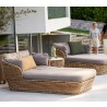 Cane-Line Basket Daybed, Incl. Natural Cane-Line AirTouch Cushion Set Outdoor 4