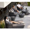 Cane-Line Basket 2-Seater Sofa Graphite Outdoor Full set
