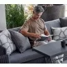 Cane-Line Chill-Out Coffee Table, Single - Lava Grey - Cane-Line Chill-Out Coffee Table, Single - Lava Grey