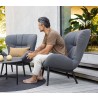 Cane-Line Serene Lounge Chair Incl. Cane-Line AirTouch Cushions side view 2
