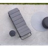 Cane-line Cut Sunbed, Incl. Grey Airtouch Cushion Other Side Top View
