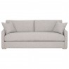 Essentials For Living Clara 86 Slim Arm Sofa in Mineral Silver Natural Gray - Front