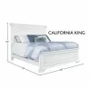 Clara California King Panel Bed - Bed Dimensions - Clara California King Panel Bed - Bed Dimensions