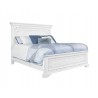 Clara California King Panel Bed - Angled