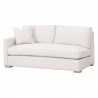 Essentials For Living Clara Modular 2-Seat Left/Right Slim Arm Sofa - Front Side Angle
