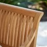 Danois Teak Outdoor Dining Stacking Armchair (Set of 4) - Detail - Danois Teak Outdoor Dining Stacking Armchair (Set of 4) - Detail