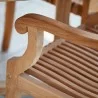 Danois Teak Outdoor Dining Stacking Armchair (Set of 4) - Detail 1 - Danois Teak Outdoor Dining Stacking Armchair (Set of 4) - Detail 1