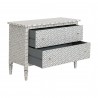 Essentials For Living Cleo 2-Drawer Chest - Angled with Opened Drawers