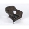 Tortuga Outdoor Sea Pines Club Chair- Java Top