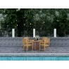 Hi Teak Furniture Louvel Teak Outdoor Stacking Armchair - Lifestyle 2 - Hi Teak Furniture Louvel Teak Outdoor Stacking Armchair - Lifestyle 2