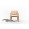 Hi Teak Furniture Clement Teak Outdoor Armchair - Front