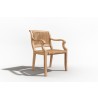 Hi Teak Furniture Clement Teak Outdoor Armchair - Angled