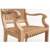 Hi Teak Furniture Clement Teak Outdoor Armchair - Arm Close-up