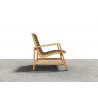  Hi Teak Furniture Axelle Teak Outdoor Woven Chat Armchair - Side View