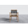 Hi Teak Furniture Damien Teak Outdoor Stacking Armchair - Front