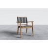 Hi Teak Furniture Damien Teak Outdoor Stacking Armchair - Angled