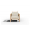 Hi Teak Furniture Daniele Deep Seating Club Chairs with Subrella Canvas Cushion - Front
