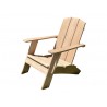 Hi Teak Furniture Aurele Teak Outdoor Adirondack Lounge Chair - Angled