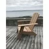 Hi Teak Furniture Aurele Teak Outdoor Adirondack Lounge Chair - Lifestyle - Hi Teak Furniture Aurele Teak Outdoor Adirondack Lounge Chair - Lifestyle
