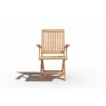 Hi Teak Furniture Florence Teak Folding Outdoor Armchair - Front