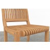 Hi Teak Furniture Clement Teak Outdoor Side Chair - Close-up