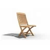 Hi Teak Furniture Florence Teak Folding Side Chair - Angled - Hi Teak Furniture Florence Teak Folding Side Chair - Angled