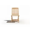 Hi Teak Furniture Florence Teak Folding Side Chair - Front - Hi Teak Furniture Florence Teak Folding Side Chair - Front