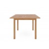 Hi Teak Furniture Mathieu Square Teak Outdoor Dining Table - Front