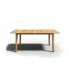 Hi Teak Furniture Riva Teak Rectangular Outdoor Dining Table - Front - Hi Teak Furniture Riva Teak Rectangular Outdoor Dining Table - Front