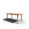 Hi Teak Furniture Riva Teak Rectangular Outdoor Dining Table - Angled - Hi Teak Furniture Riva Teak Rectangular Outdoor Dining Table - Angled