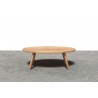 Hi Teak Furniture Daniele Outdoor Teak Oval Coffee Table - Front
