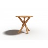 Hi Teak Furniture Fleur Teak Outdoor Side Table - Front