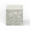 Sunset West Antique Stone End Table - Square in Front Angle - Sunset West Antique Stone End Table - Square in Front Angle